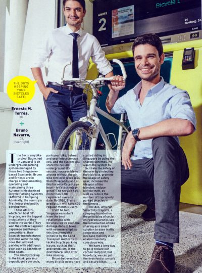 Smartcity Projects directive appointed within Her World’s 31 “Good Men”: Entrepreneurs changing Singapore for a better place.